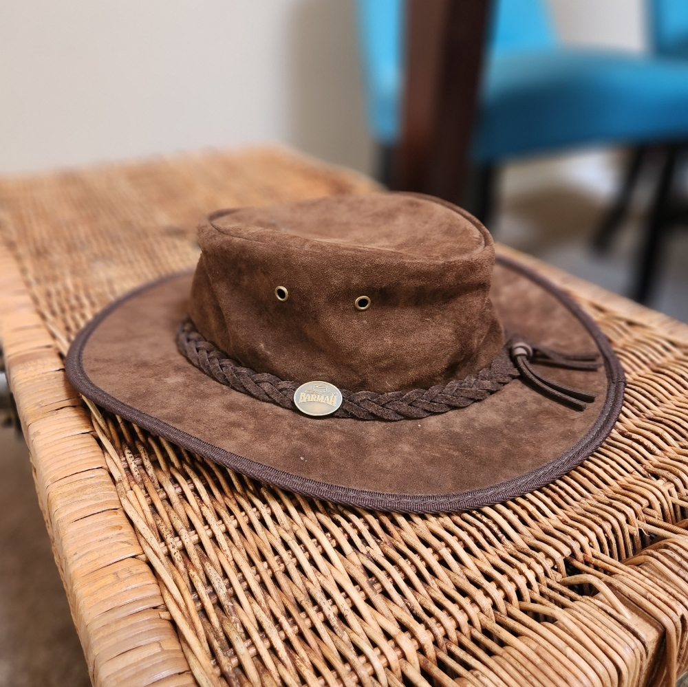 Barmah Foldaway Suede X-Large Hat